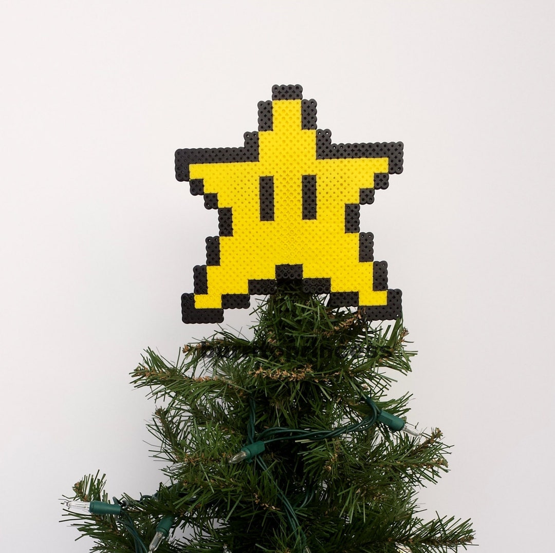 Mario Star Christmas Tree Topper Decoration Super Mario Tree Topper