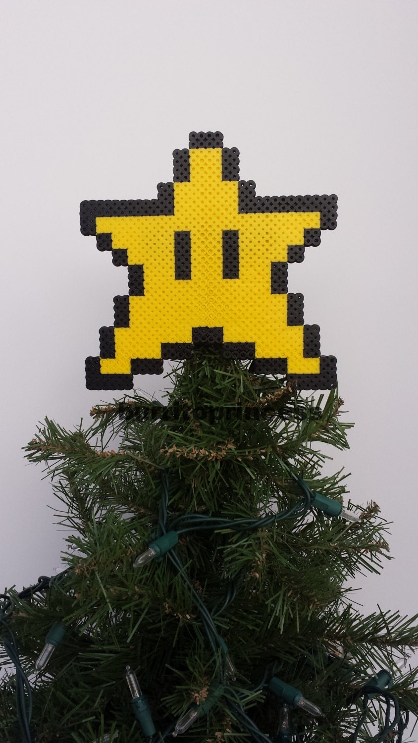 Mario Star Tree Topper Super Mario Tree Topper Mario Tree | Etsy