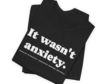 Postural Orthostatic Tachycardia Syndrome POTS Awareness Unisex Graphic T Shirt - Medical Gaslighting Awareness