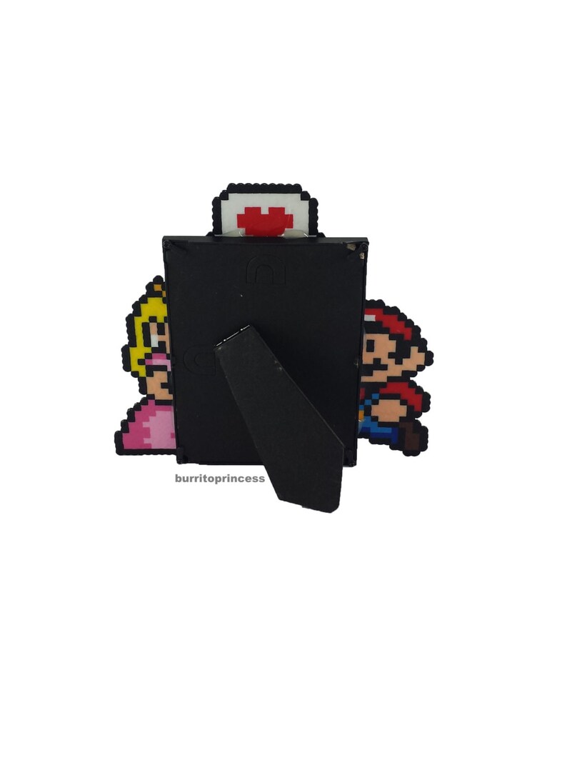 Mario And Princess Peach Picture Frame Nerdy Anniversary Gift Wedding Game