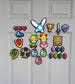 Magnets - Legend of Zelda Magnets - Link and Zelda Magnets - Legend of Zelda Home Decor - Legend of Zelda Decorations