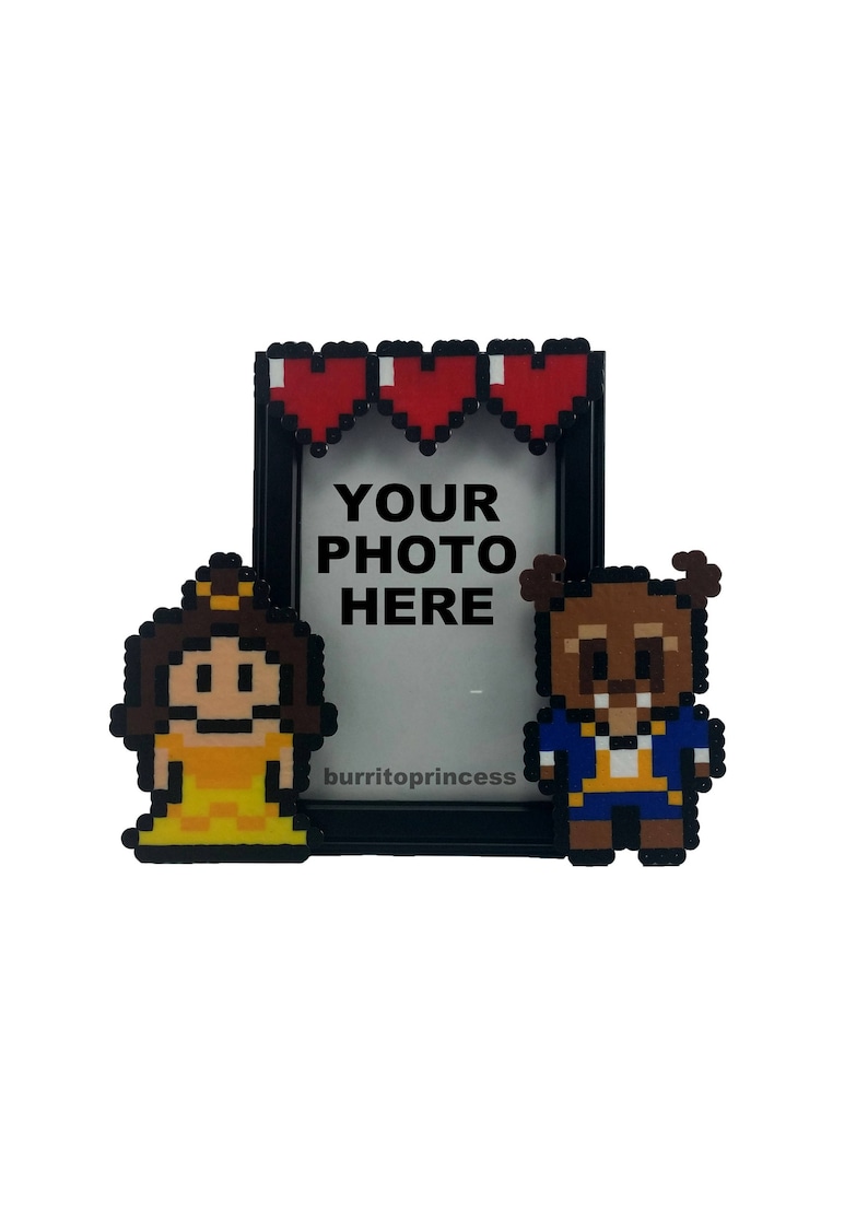 Birthday Beauty and the Beast Valentine/'s Day Gift Beauty and the Beast Wedding Gift Beauty and the Beast Picture Frame Anniversary
