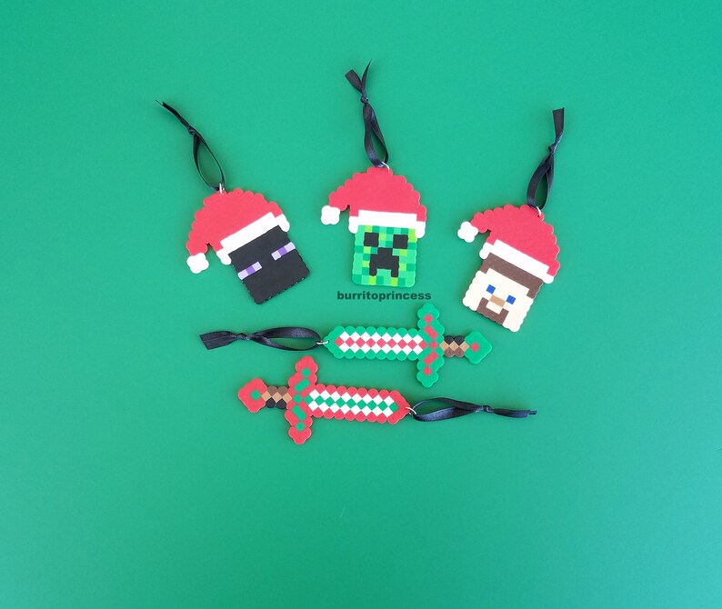 Video Game Christmas Ornaments 8 Bit Christmas Ornaments Etsy