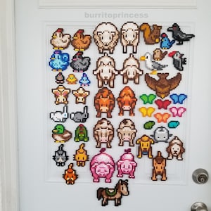 Stardew Valley Video Game Animal Decorative Magnets - Nerdy, Geeky, Video Game Home Decor