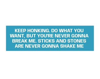 Natasha Bedingfield Pocketful of Sunshine Bumper Sticker - Nostalgic Y2K Lyrics Bumper Sticker
