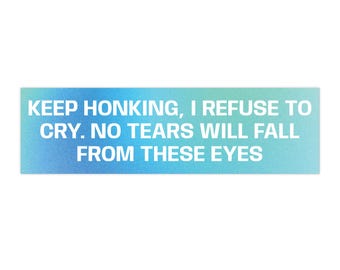 JoJo Leave(Get Out) Bumper Sticker - Nostalgic Y2K Lyrics Bumper Sticker