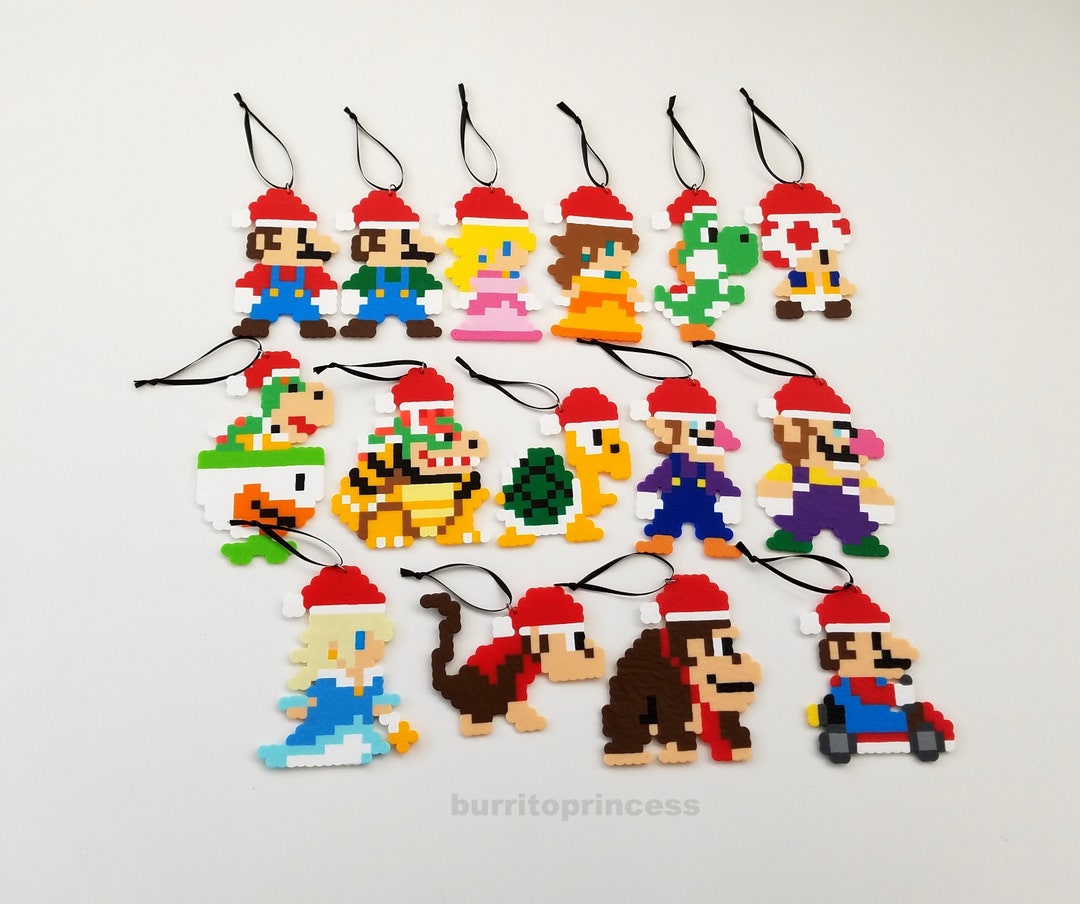 Mario Themed Christmas Ornaments Super Mario Christmas Ornaments