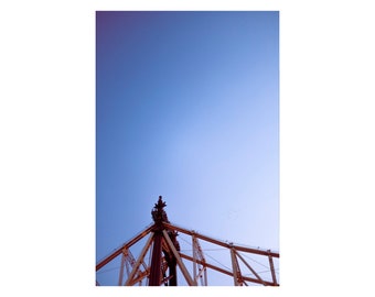 Queensboro Bridge, New York | Photograph, Peaceful, Sunny, Natural, Serene, Sky, Print, Wall Art, Home Decor for Bedroom or Work