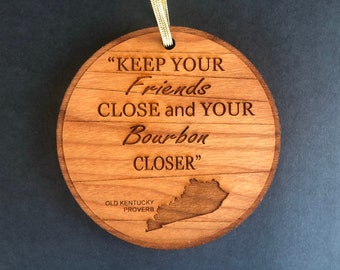 Bourbon "Friends" Ornament