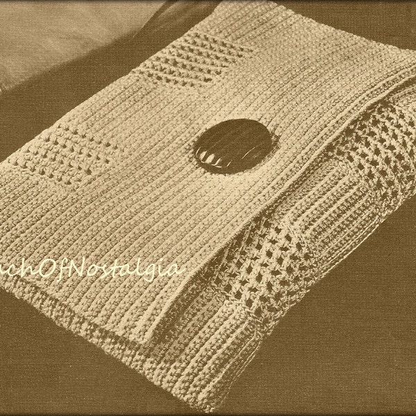 ENVELOPE CLUTCH Crochet Pattern - CHIC Style Envelope Evening Clutch Purse Handbag / Very Stylish For Day or Evening
