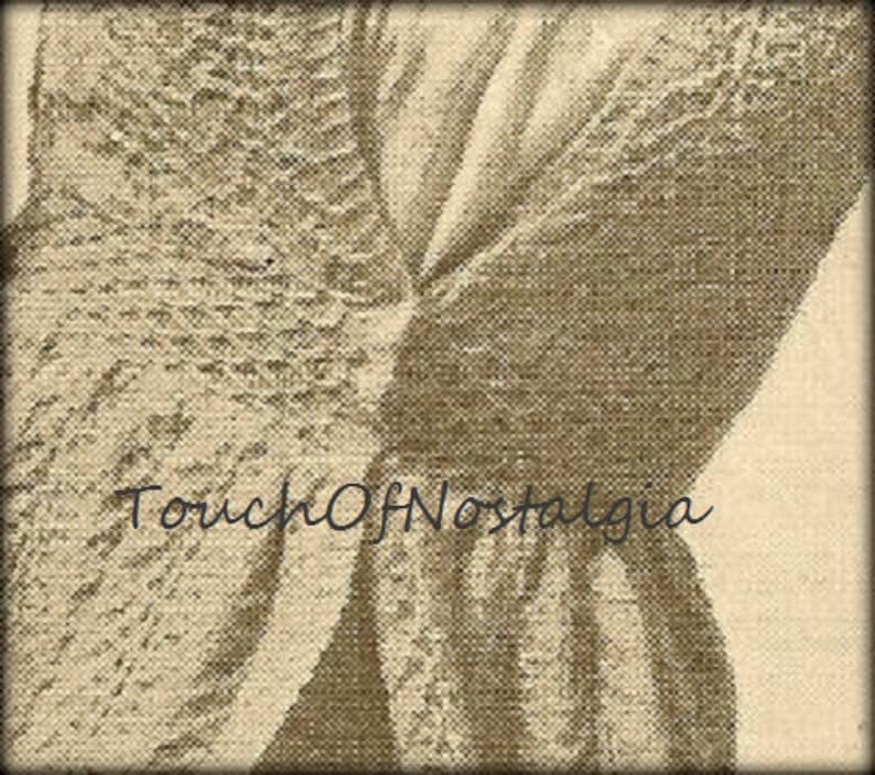 LONG DRESSING GOWN robe Knitting Pattern Vintage Elegant Etsy UK
