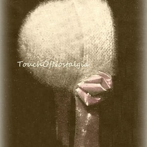 ANGORA Bonnet Knitting Pattern - Beautiful Old Fashion ANGORA Bonnet - Perfect For Heirloom Christening Baptism Special Occasion