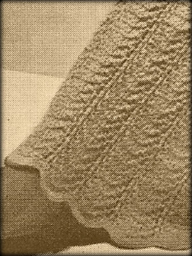 LONG DRESSING GOWN robe Knitting Pattern Vintage Elegant Etsy UK