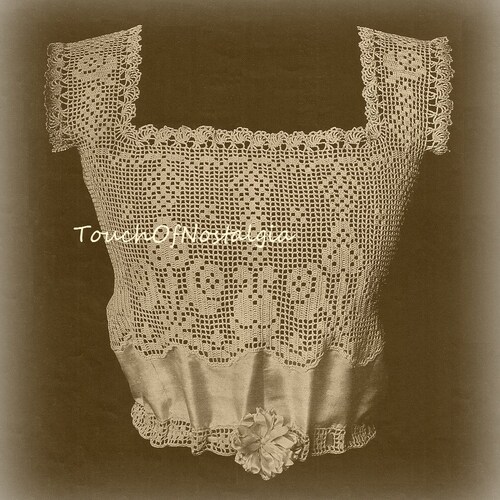 SemenCoicis - Lace Crochet Bow Camisole