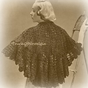 Crochet LACY Round SHAWL Crochet Pattern - Beautiful LACY Round Shawl - Perfect for Elegant Evenings
