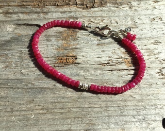 Ruby bracelet