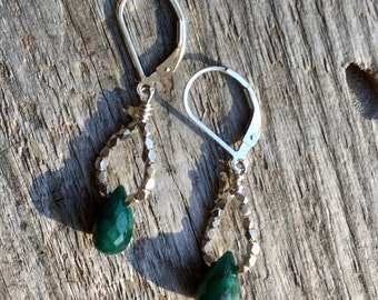 Emerald dangles