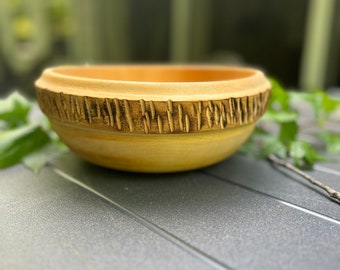 Large Silver Maple Bowl