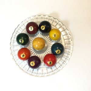 Vintage Pool Balls, Billiard Balls, 1 - 8 Pick Your Number, Set PB4