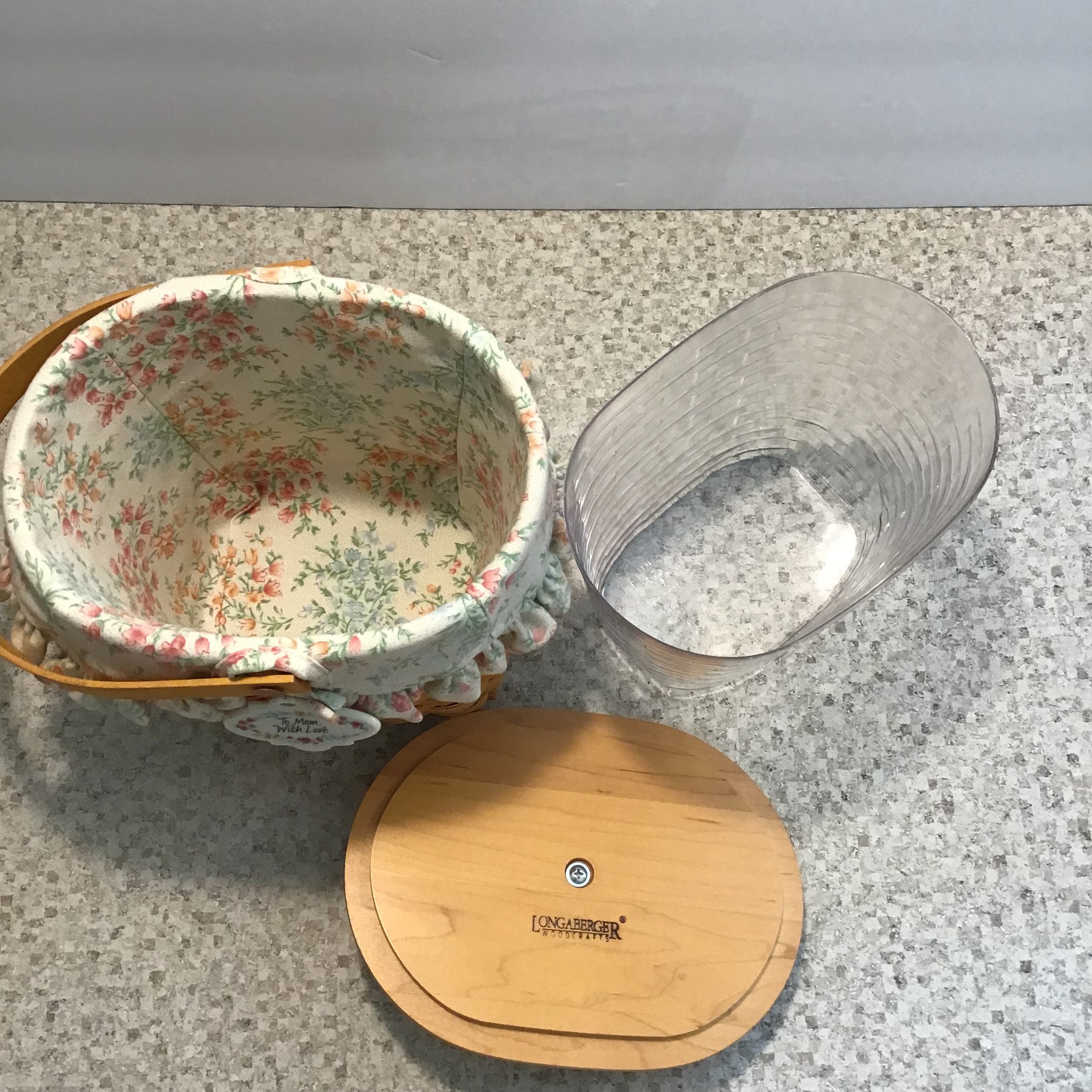 2001 Longaberger Muttertagskorb mit Holzdeckel mit | Etsy