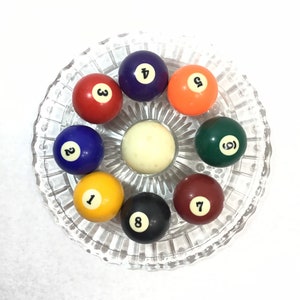 Vintage Pool Balls, Billiard Balls, 1 - 8 Pick Your Number