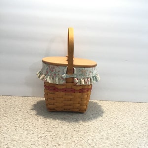 2001 Longaberger Muttertagskorb mit Holzdeckel mit | Etsy