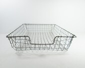 Vintage Wire Letter Tray Wire Mesh
