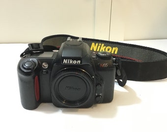 Vintage Nikon N65 35mm Film SLR Camera Body with Body Cap No Lens / Vintage Photography