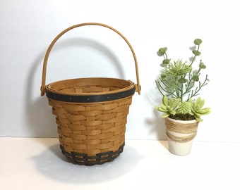 Longaberger Basket 1999 Blue Daisy Basket