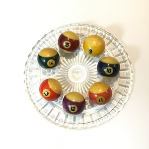 Vintage Billiard Balls, Pool Balls, Pick Your Number 9 - 15, PB4