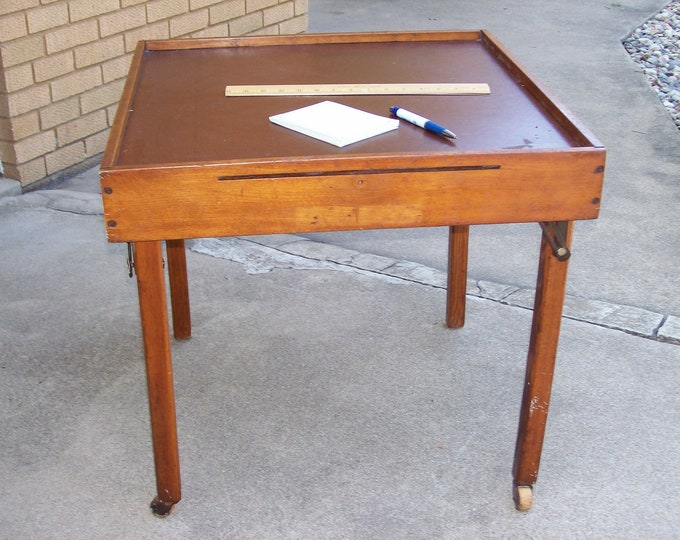 Vintage Childs Folding Table Etsy