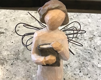Figura de Willow Tree, Ángel del Aprendizaje, Muñeca de 1999