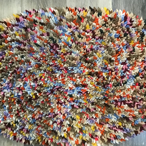 Oval Rag Rug - Etsy
