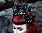 Cathedral Stained Glass Halo Headdress Made to Order
