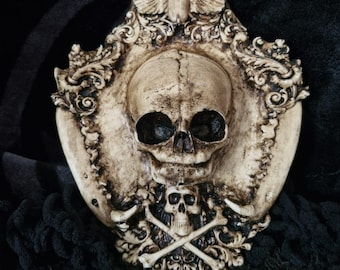 Fetus Skull Wall Plaque - Ready Made