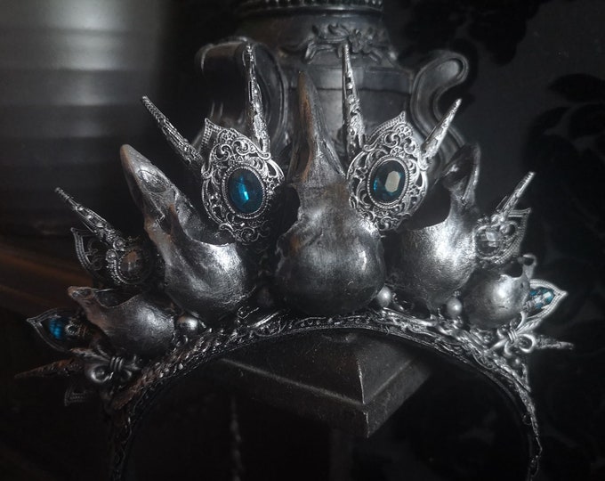 Featured listing image: Made to Order Nevermore Crow Crown