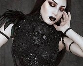 Black Gothic Skull Chestplate