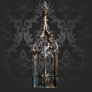 Patina Fleur de Lis Abbey Wall Art