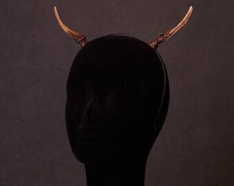 Muntjac Devil Horns headband