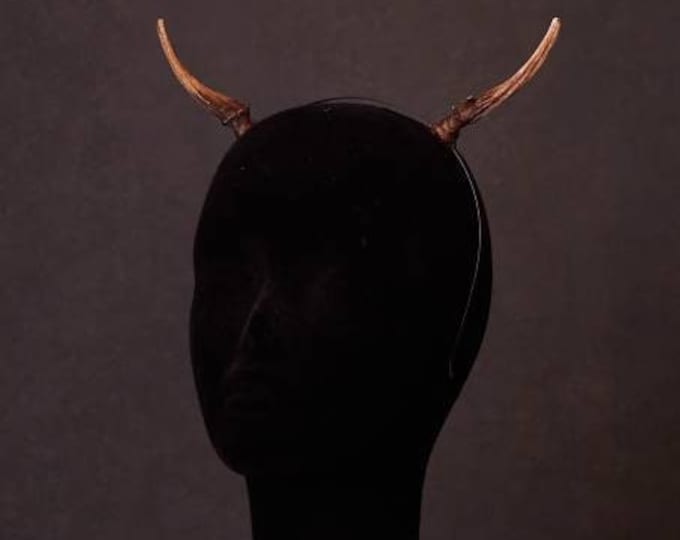 Muntjac Devil Horns headband Ready Made