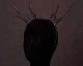 Black Double Antler Headband