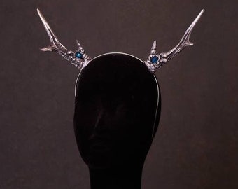 Crystal Deer Antlers Medium