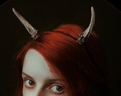 Muntjac Devil Horns headband