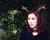 Large Deer Faun Antlers headband