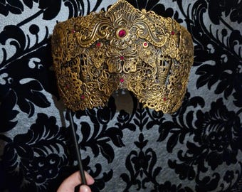 Masquerade Mask - Handheld Mask