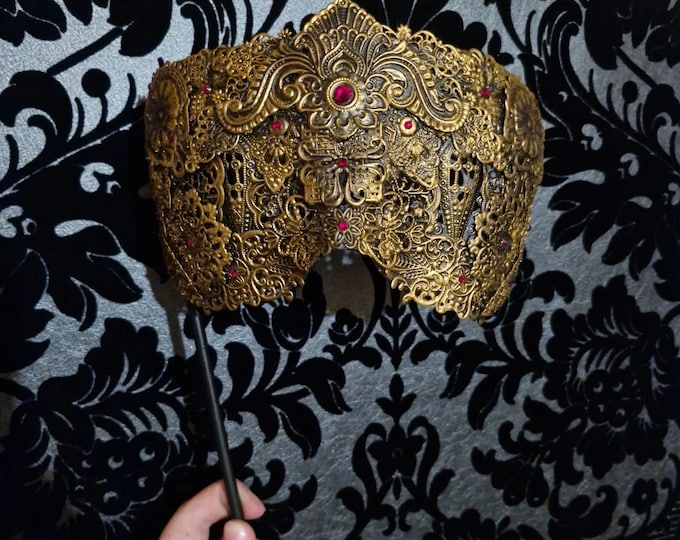 Masquerade Mask - Handheld Mask