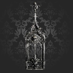 Silver Skull Abbey Wall Art