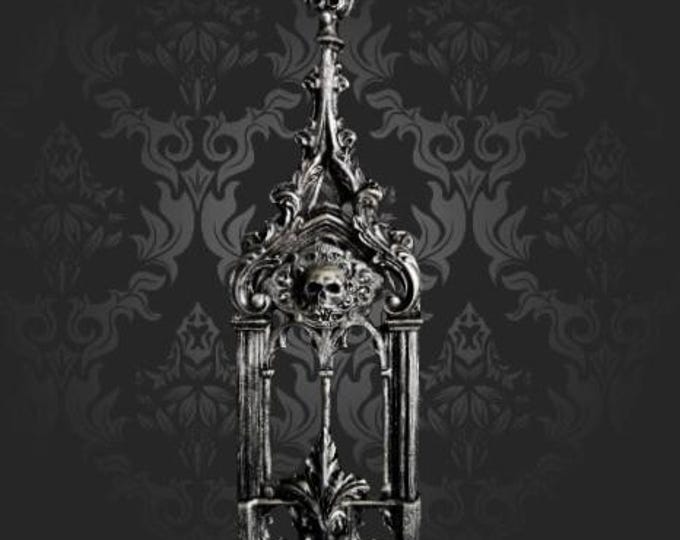Silver Skull Abbey Wall Art