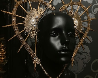 Queen of Hearts Tudor Crown - Made To Order