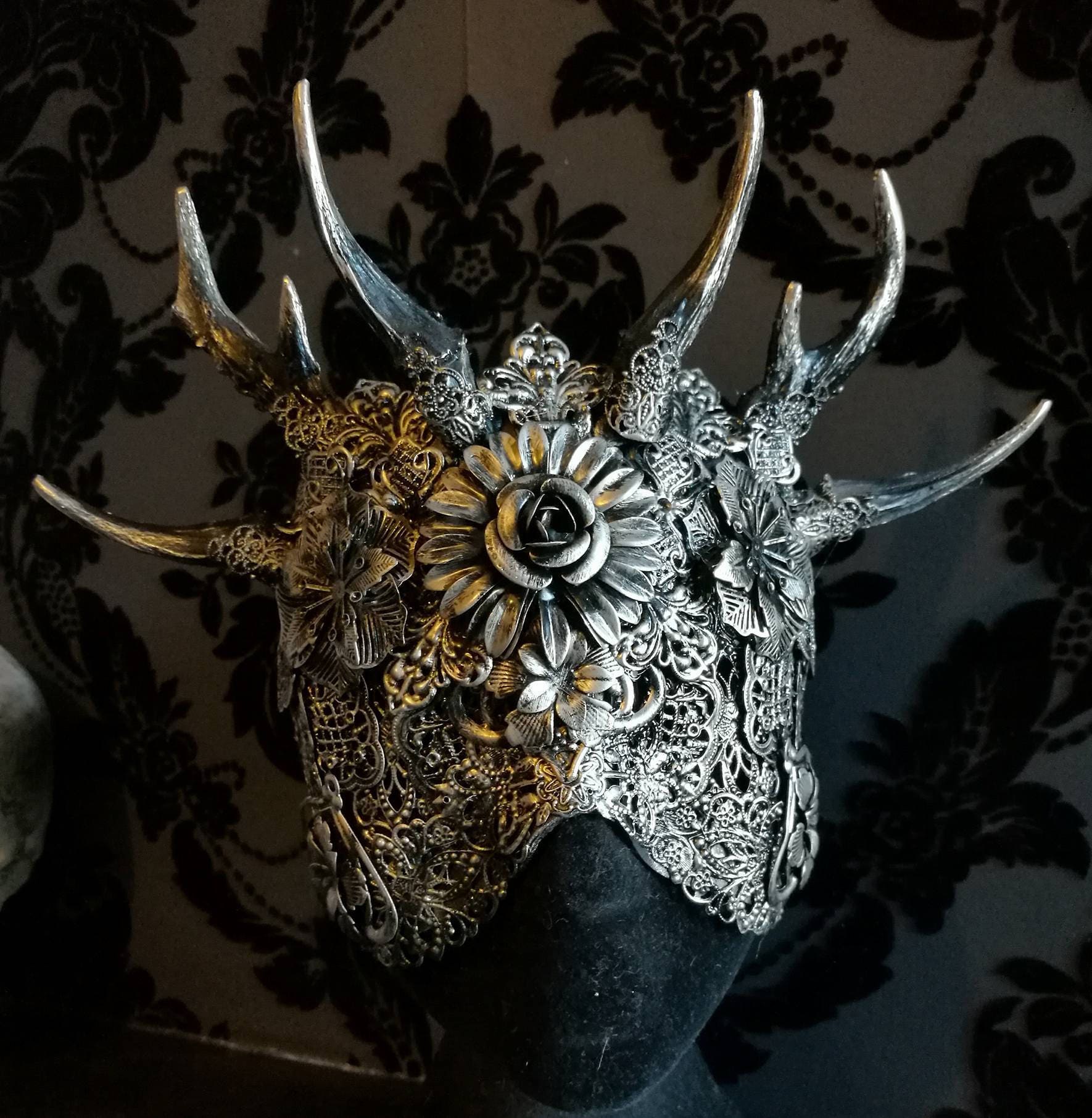 Horned Crown Mask - READY MADE